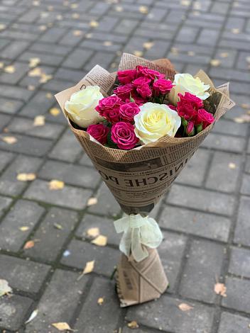 Букет цветов из: Розы в Коробчеево